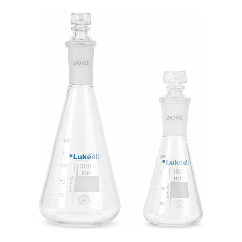 Erlenmeyer Flask with Glass Stopper 유리 마개 삼각 플라스크, LukeGL
