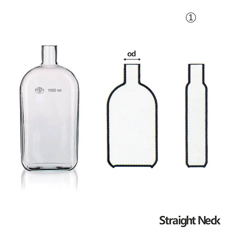 Roux Culture Flask, Simax Roux 컬쳐 플라스크, Off-set Neck