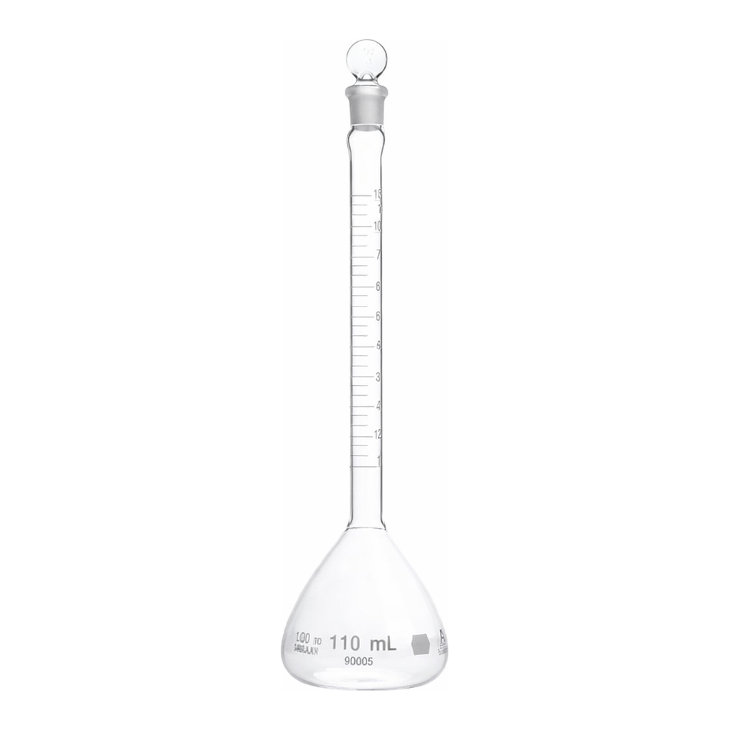 ASTM Cassia Volumetric Flask, Kimble ASTM 카시아 메스 용량 플라스크, Class A