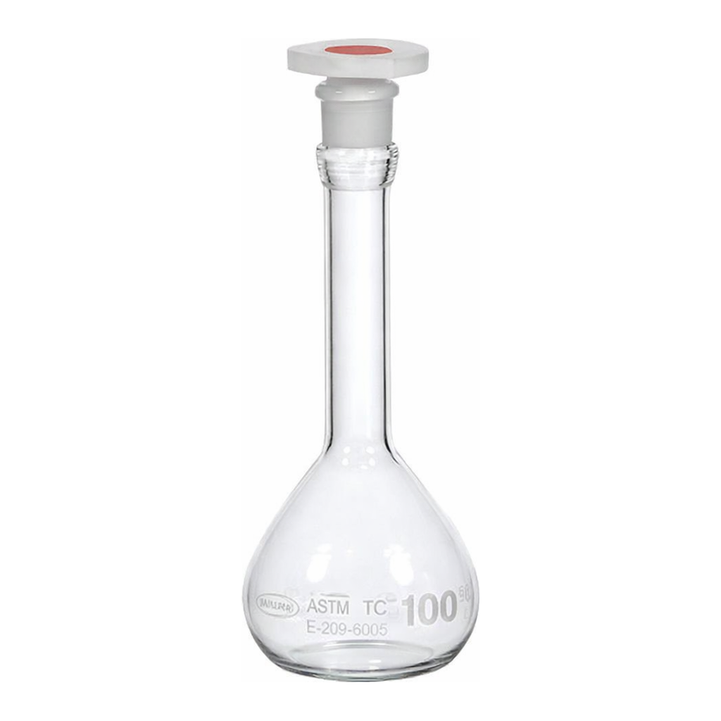 ASTM Volumetic Flask ASTM 메스 용량 플라스크, Class A + Batch 보증서