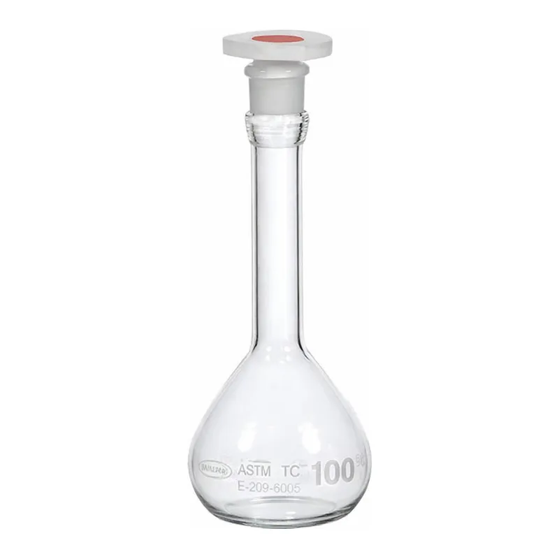 ASTM Volumetic Flask ASTM 메스 용량 플라스크, Class A + Batch 보증서