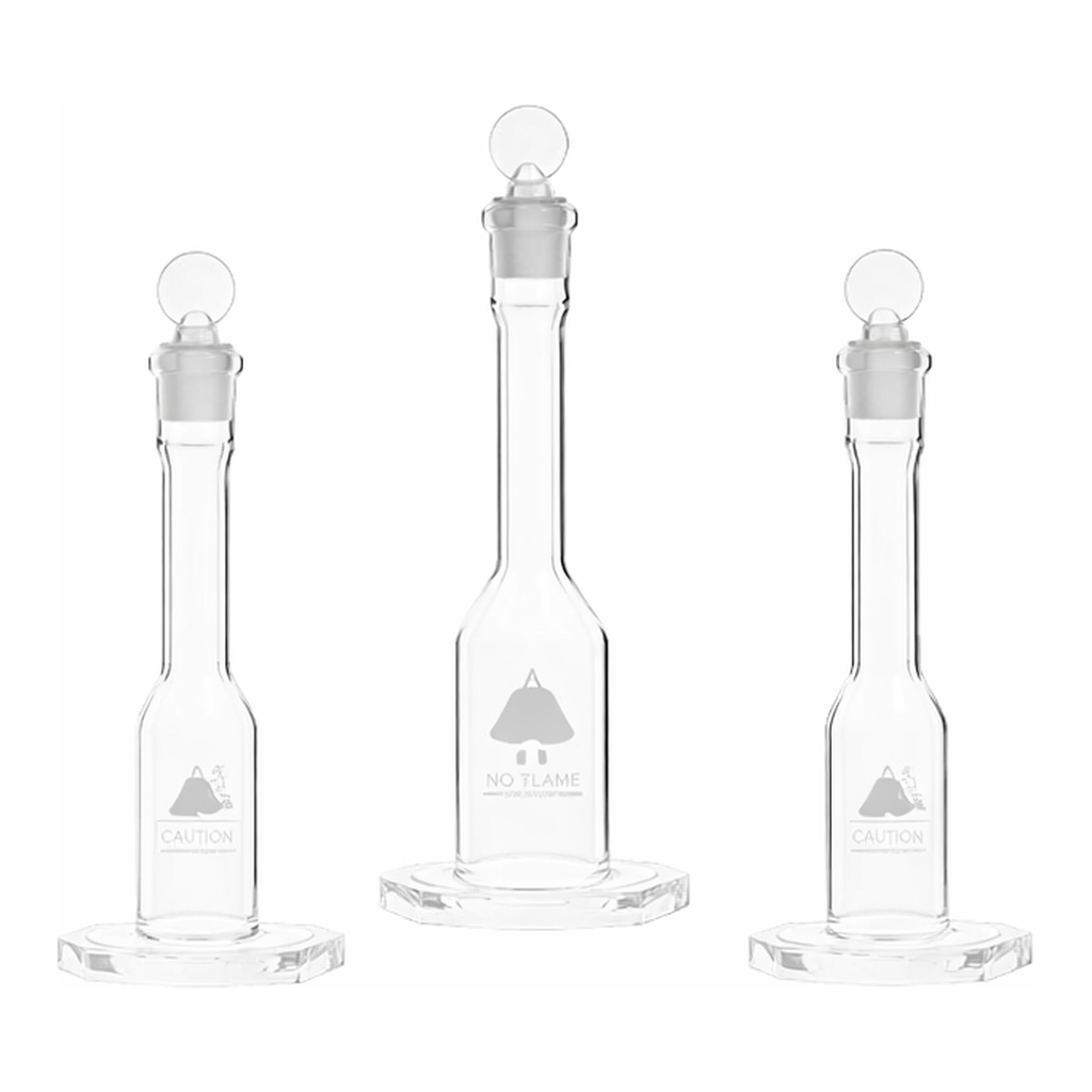ASTM Serialized & Certified Micro Volumetric Flask, Kimble 마이크로 메스 용량 플라스크, Class A + 개별보증서