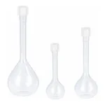 PFA Volumetric Flask, Class A PFA 테프론 메스 용량 플라스크, 보증서 포함