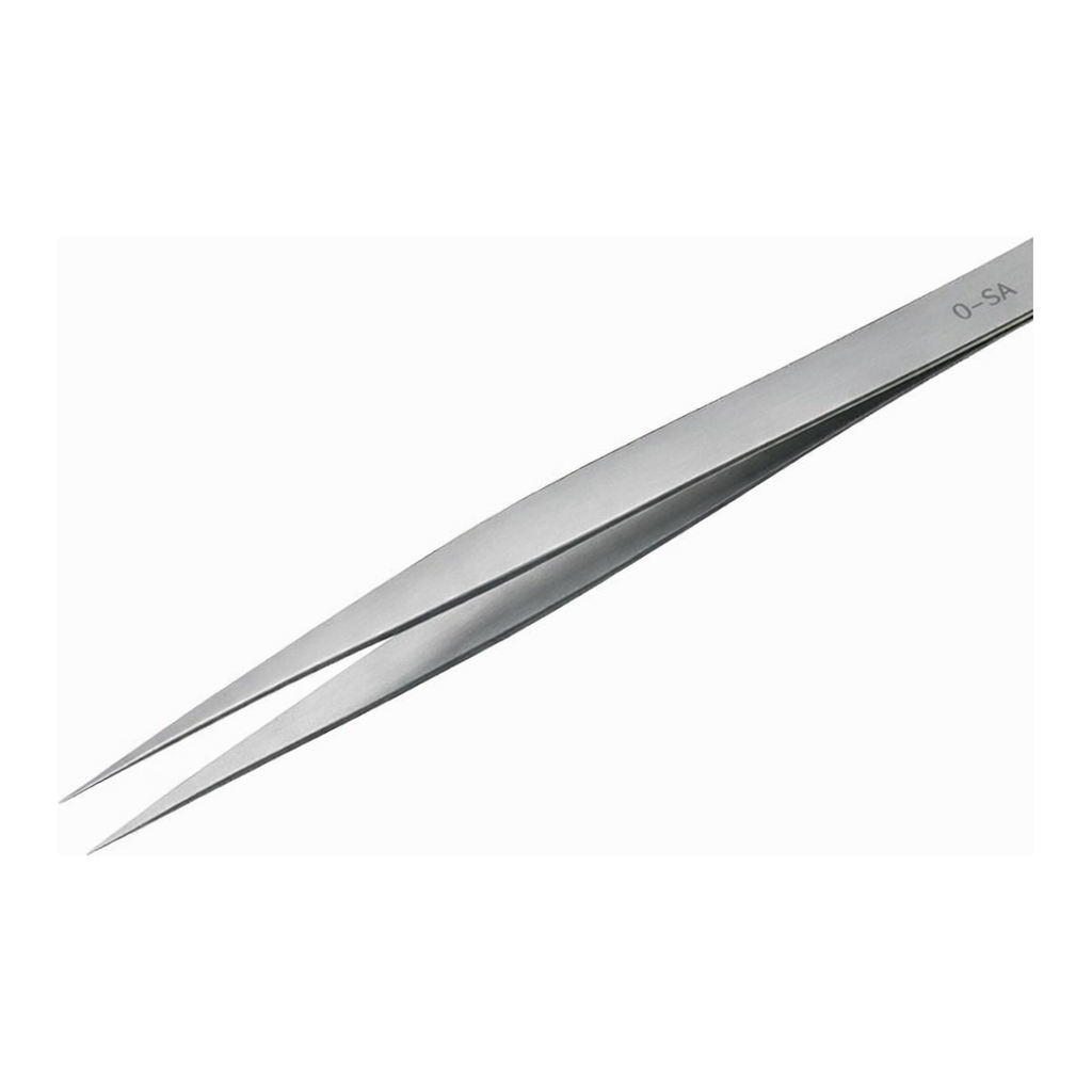 Fine Straight Pointed Tweezer 고정밀 트위저, Rubis,RU-0-SA