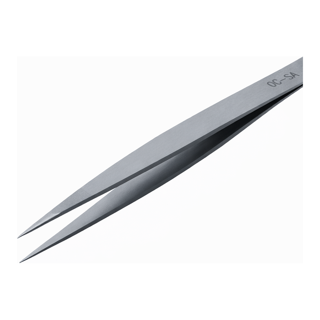 Fine Straight Pointed Tweezer 고정밀 트위저, Rubis,RU-0C-10-SA