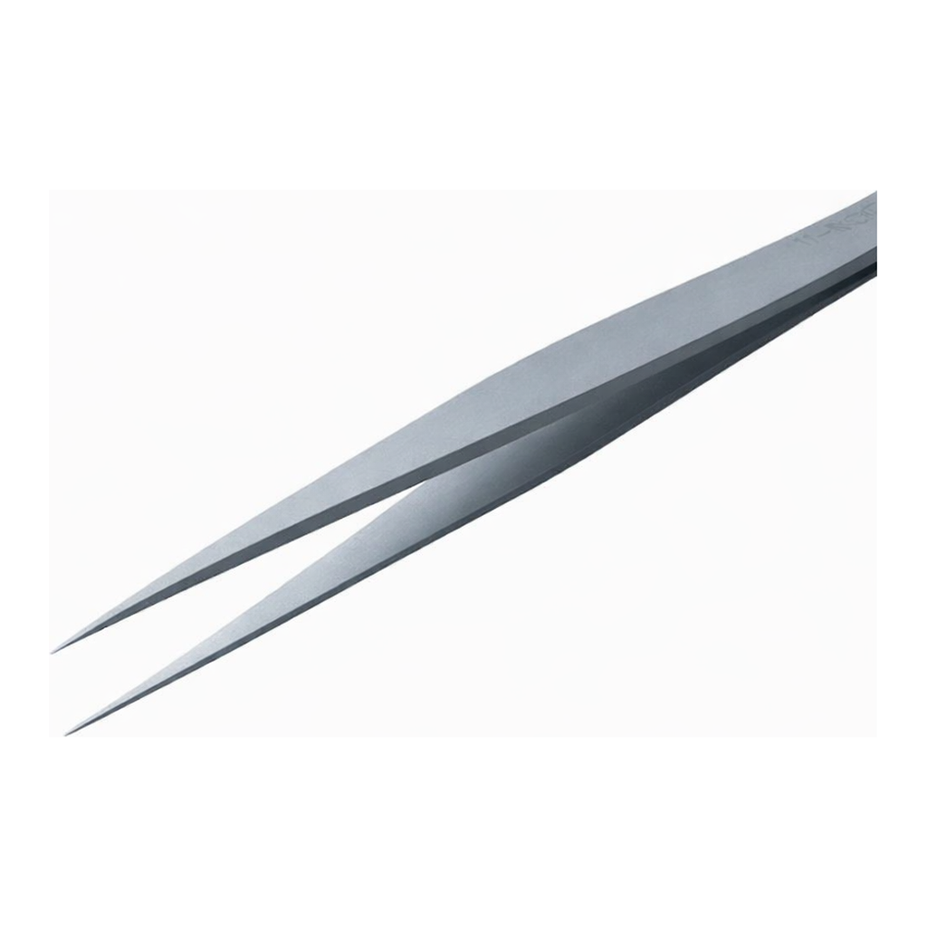Fine Straight Pointed Tweezer 고정밀 트위저, Rubis,RU-11 Nickel