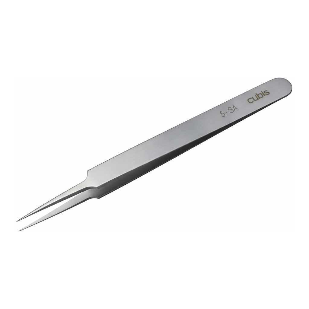 Ultra Fine Pointed, Curved and angled Tweezer 고정밀 트위저,Rubis,RU-5-SA