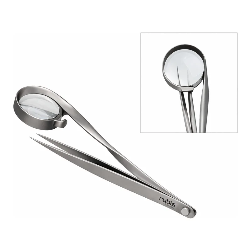 Tweezer with Magnifier, 8-fold 고정밀 트위저