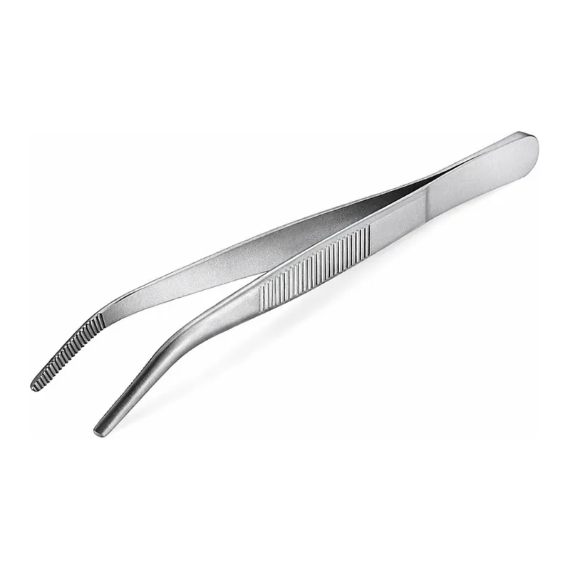 Usbeck, Curved Forcep, Blunt Point 곡형 뭉툭한 핀셋, 고급형