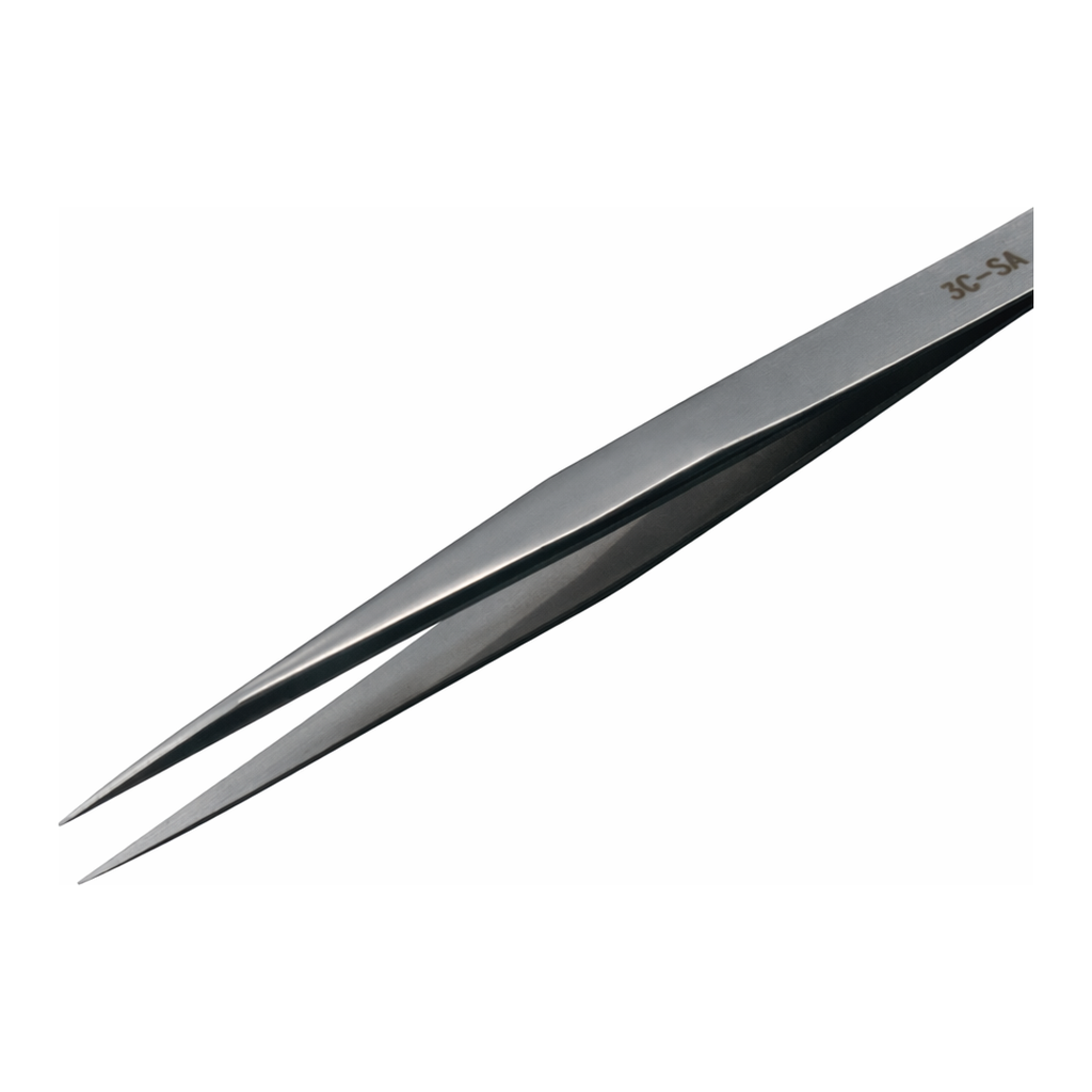 Fine Straight Pointed Tweezer 고정밀 트위저, Rubis,RU-3C-SA