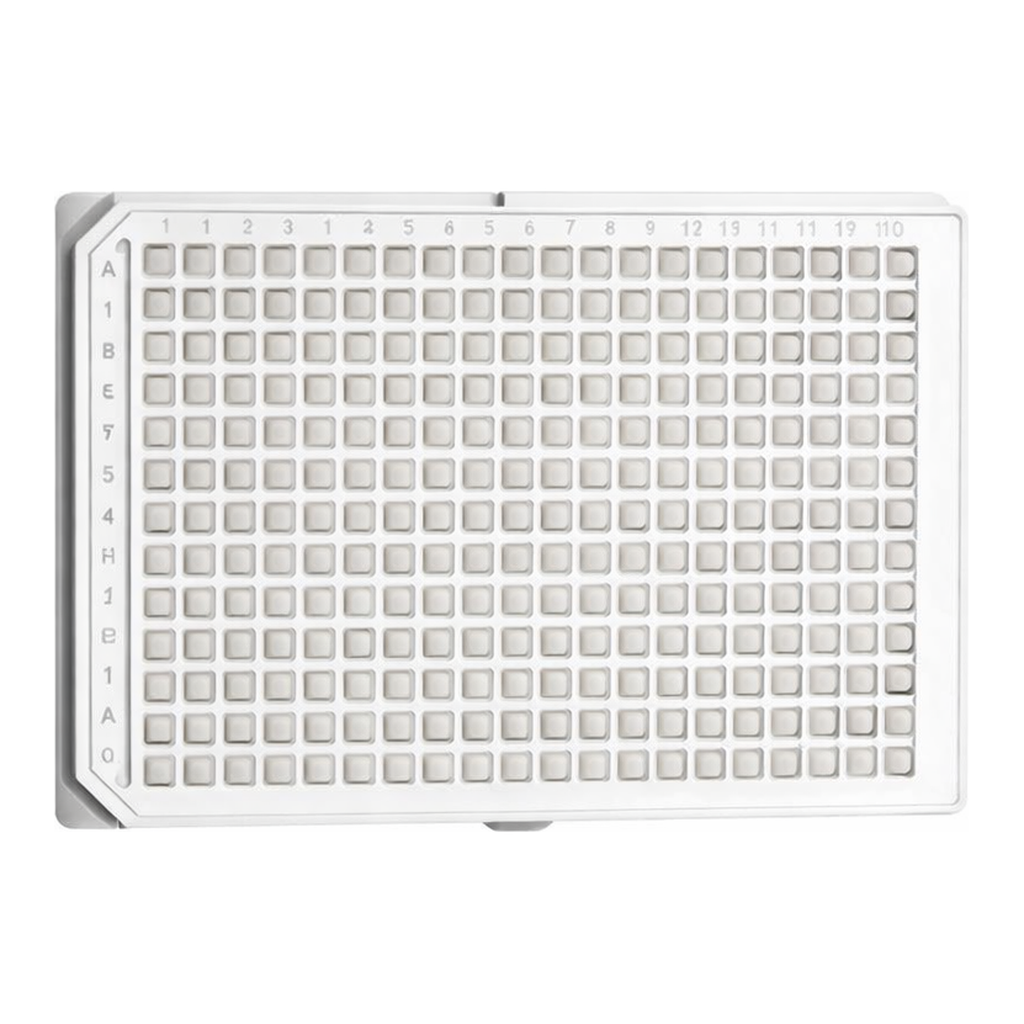 Greiner Bio One CELL CULTURE MICROPLATE, 384 WELL, PS,F-BOTTOM, WHITE, LID, TC, STERILE, 8 PCS./BAG
