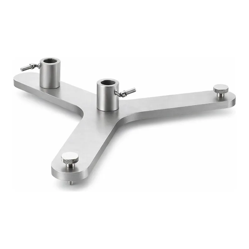 Retort Stand Base OnlyTripod Stand 철재 3각 스탠드, Up to Ø16 mm×2개, Rod 별매