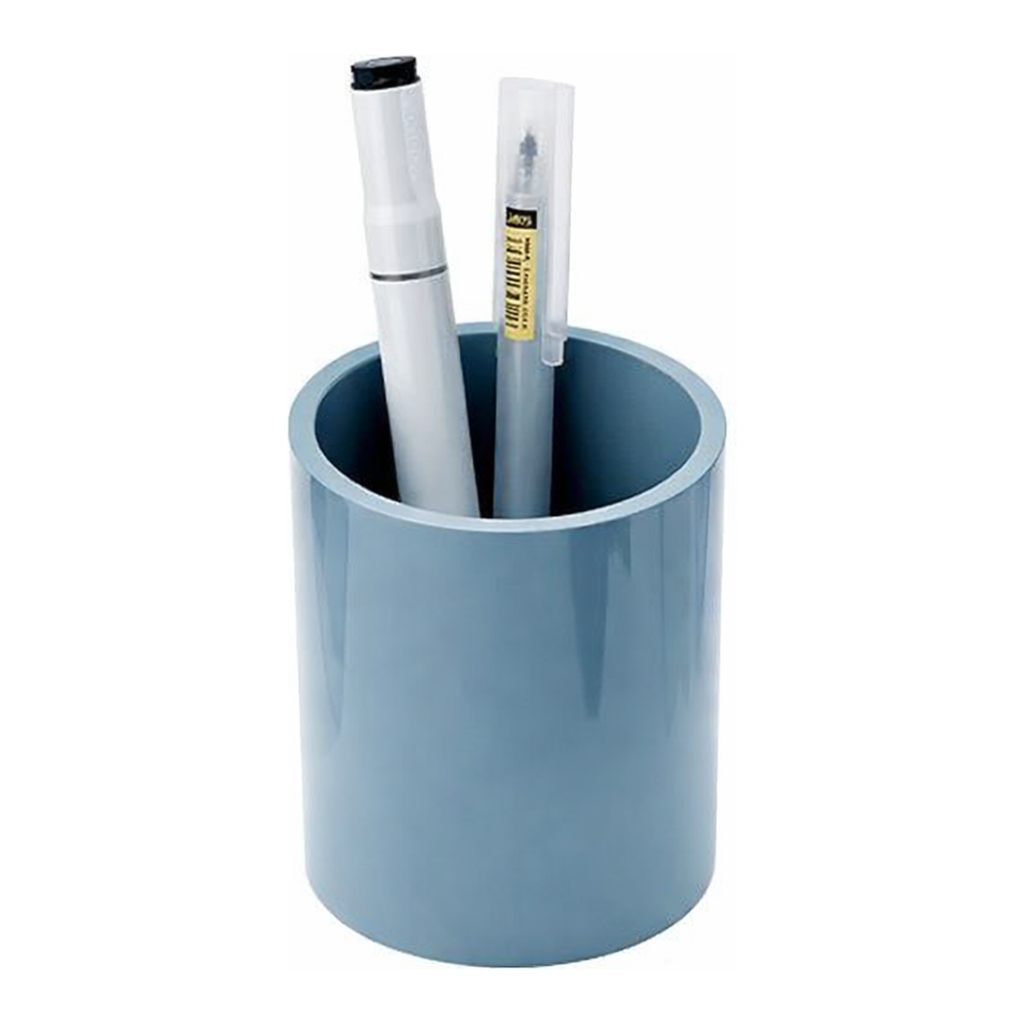 OFFICENEX 누사인 원형 펜꽂이 NS023BL 블루(83×95mm)