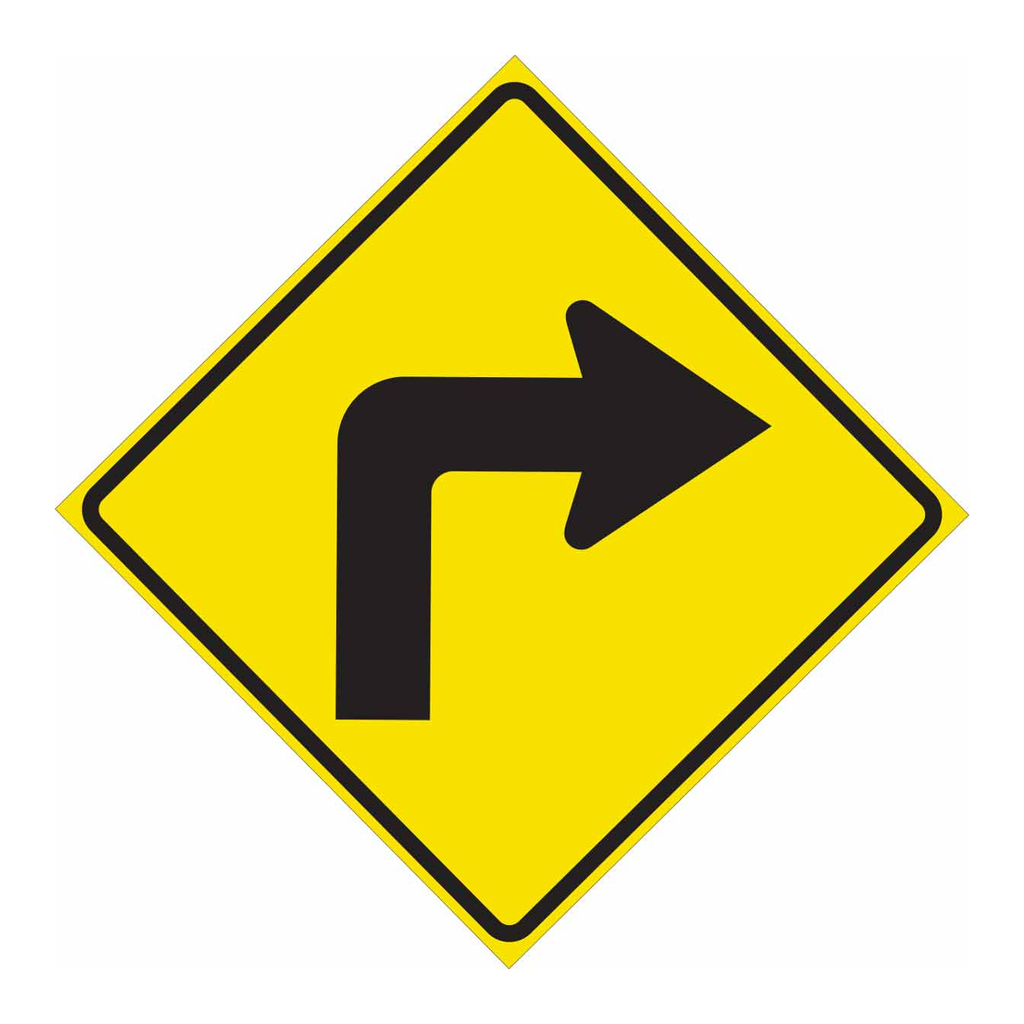 Brady Right Turn Arrow Sign