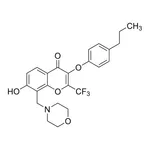 Merck 7-Hydroxy-8-(4-morpholinylmethyl)-3-(4-propylphenoxy)-2-(trifluoromethyl)-4H-chromen-4-one