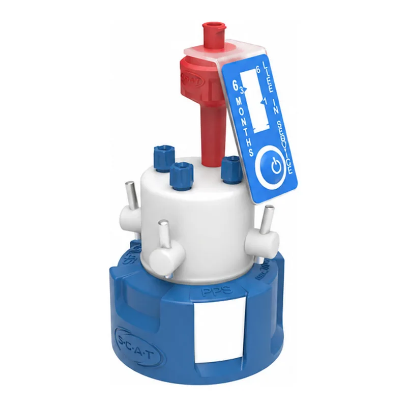 Safety Cap III, GL45, 3 x shut-off valve