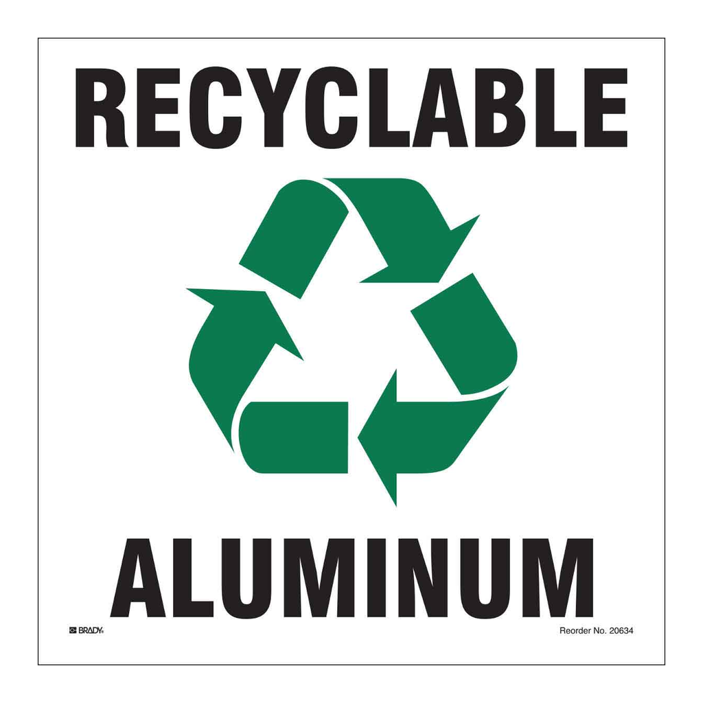 Brady Recyclable Aluminum Labels