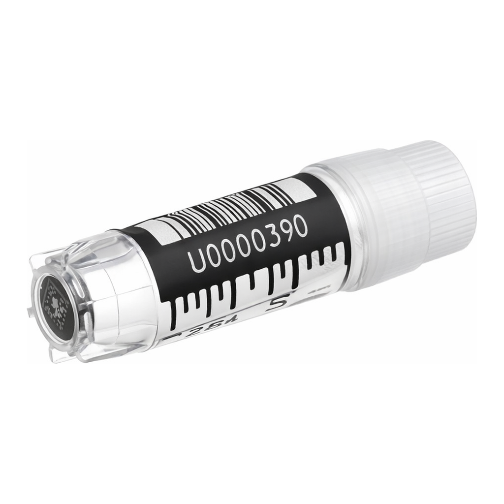 Greiner Bio One CRYO.S, 2 ML, PP, ROUND BOTTOM, EXTERNAL THREAD,NATURAL SCREW CAP, STARFOOT, NATURAL, STERILE, 100 PCS./BAG, DATAMATRIX ECC 200, 14X14 DOTS, BARCODE 128