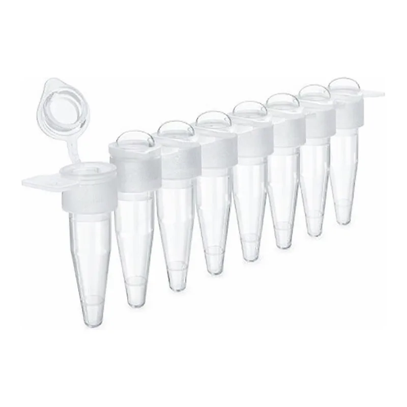 Thermo Fisher Scientific MicroAmp 8-Tube Strip with Attached Domed Caps, 0.2 mL