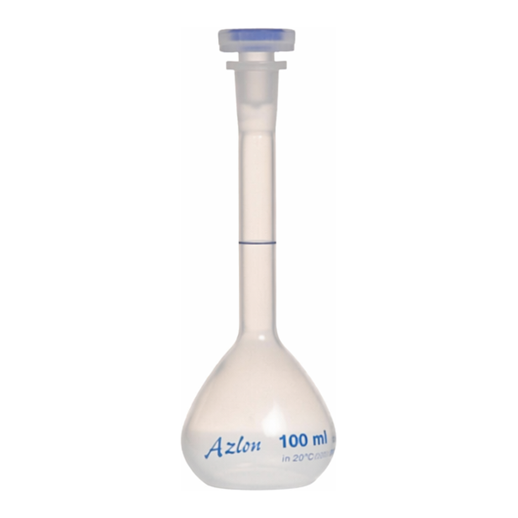 Merck Azlon Polypropylene Volumetric Flask With PPE Stopper