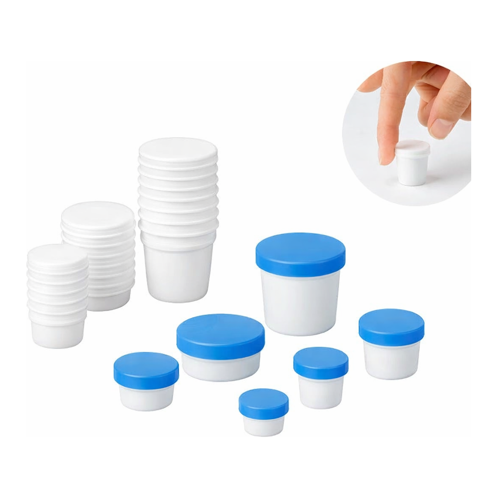 AS ONE Sterile UG Round Ointment Jar PP CP Type 12 mL, 멸균 UG 연고병 12 mL