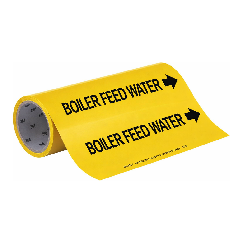 Brady BOILER FEED WATER Roll Form Pipe Marker