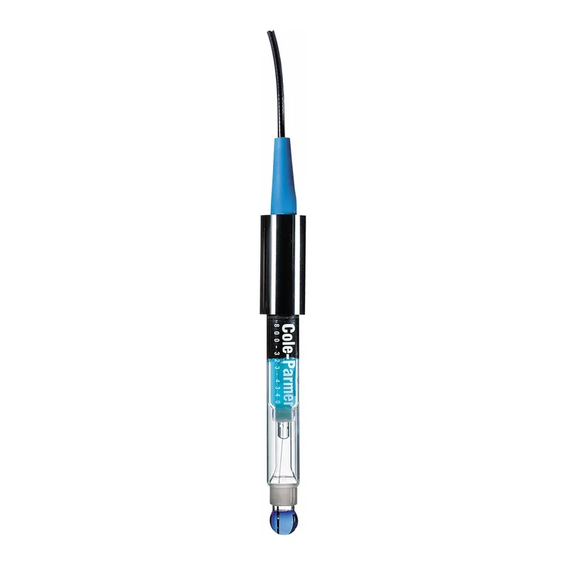 Thermo Fisher Scientific Cole-Parmer pH Probe, DJ/Glass/100Ohm RTD/12mm/10 ft. ,Tinned/BNC