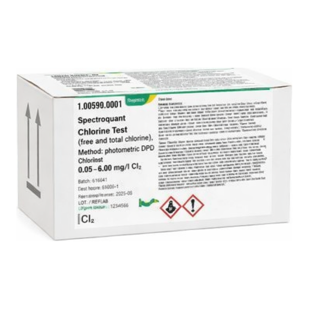 Merck CHLORINE TEST 0.010 - 6.00 MG/L CL2