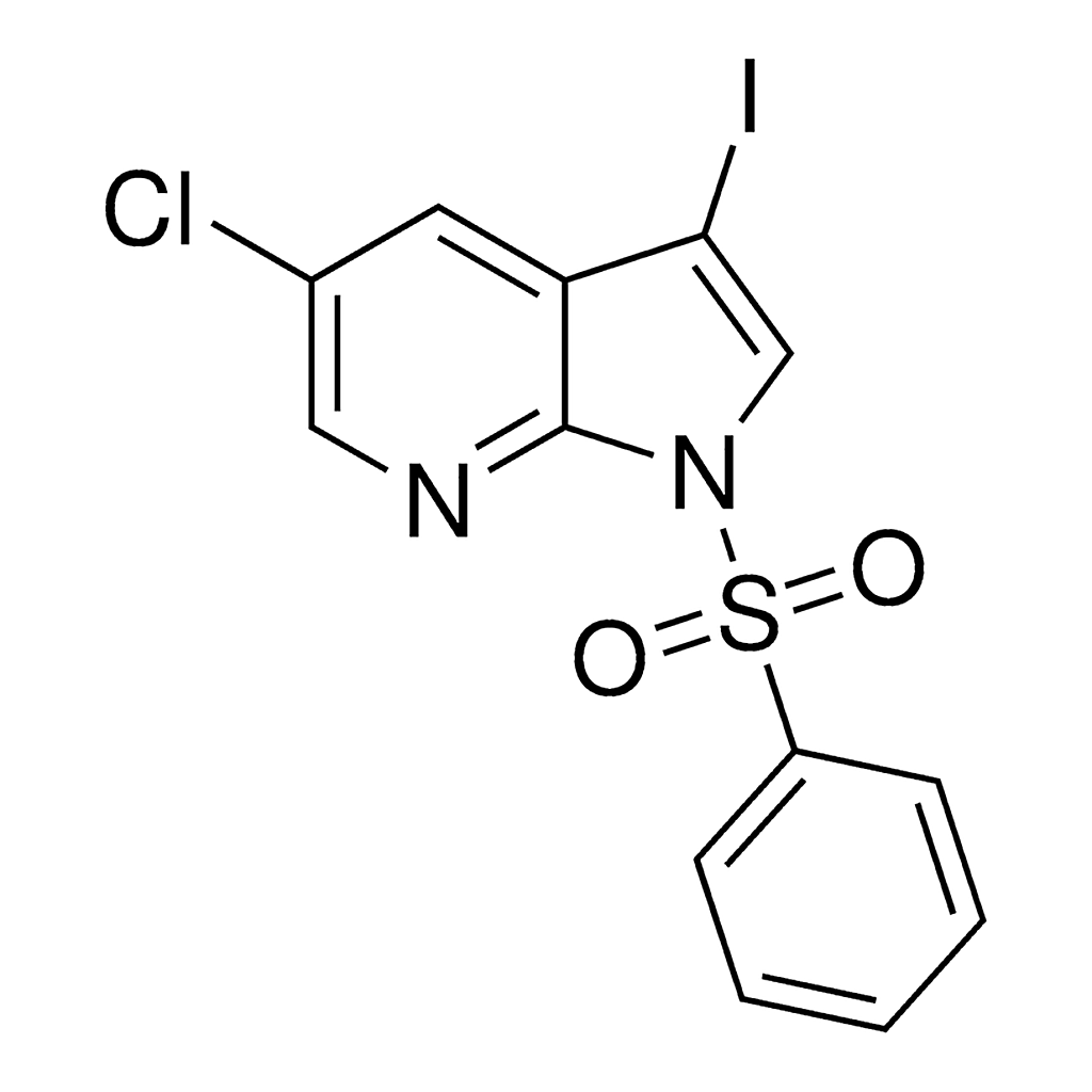 Merck 1-Benzenesulfonyl-5-chloro-3-iodo-1H-pyrrolo[2,3-b]pyridine
