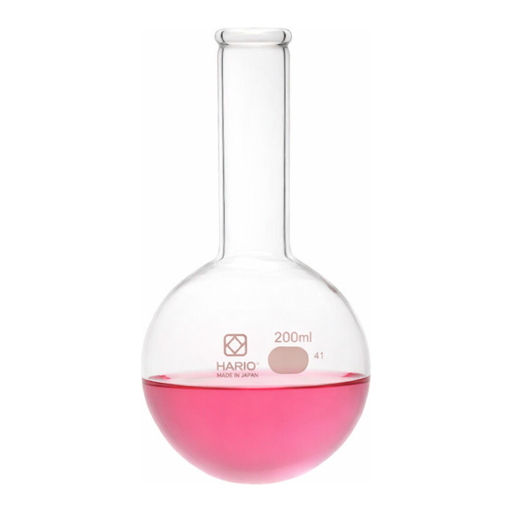 AS ONE Flask Glass Round Bottom, 둥근 플라스크(환저)