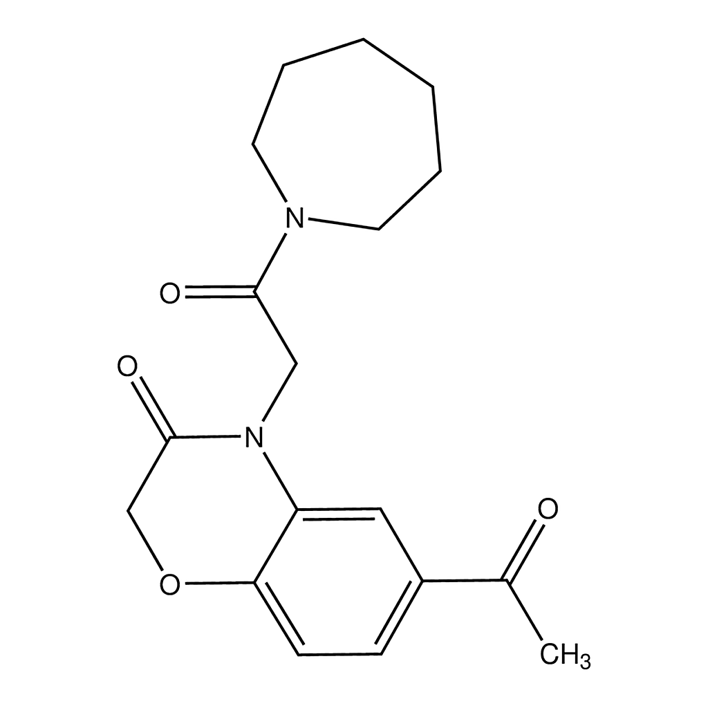 Merck 6-Acetyl-4-(2-(azepan-1-yl)-2-oxoethyl)-2H-benzo[b][1,4]oxazin-3(4H)-one