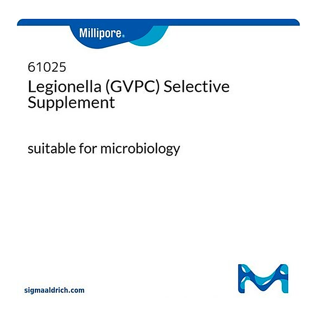Merck Legionella (GVPC) Selective Supplement
