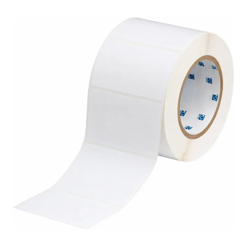 Brady 3" Core Matte White Polyester Barcode Labels