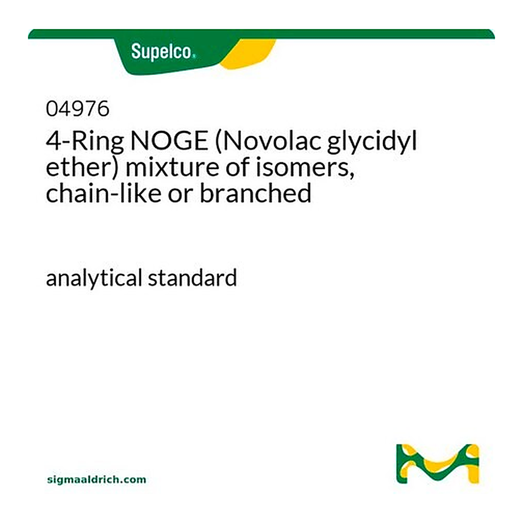 Merck 4-Ring NOGE (Novolac glycidyl ether) mixture of isomers, chain-like or branched