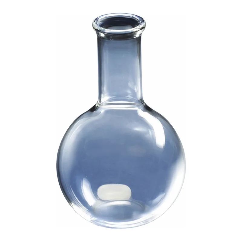 AS ONE PYREX® Round Flask Flat Bottom Glass, 둥근 플라스크(평저)