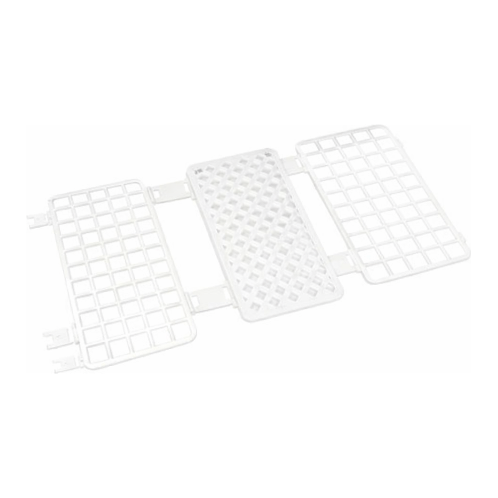Restek Q-sep Tube Rack, For 15mL Centrifuge Tube Holds 60, Polypropylene, White