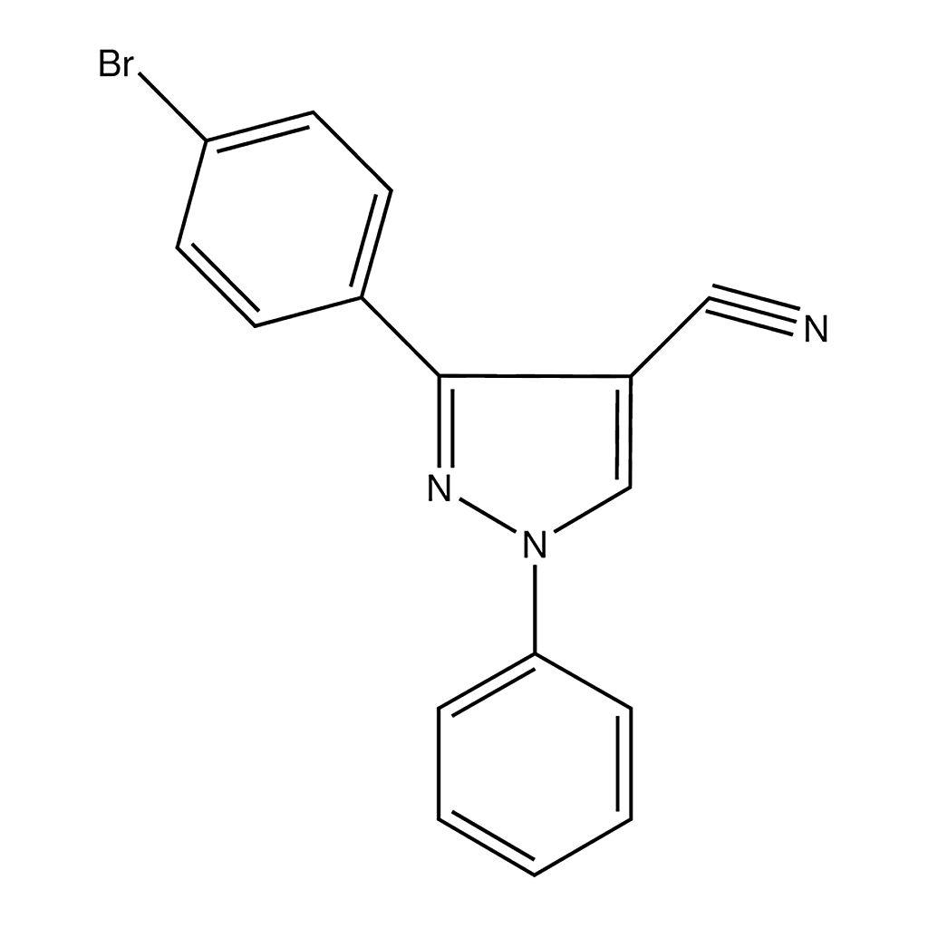 Merck 3-(4-Bromophenyl)-1-phenyl-1H-pyrazole-4-carbonitrile