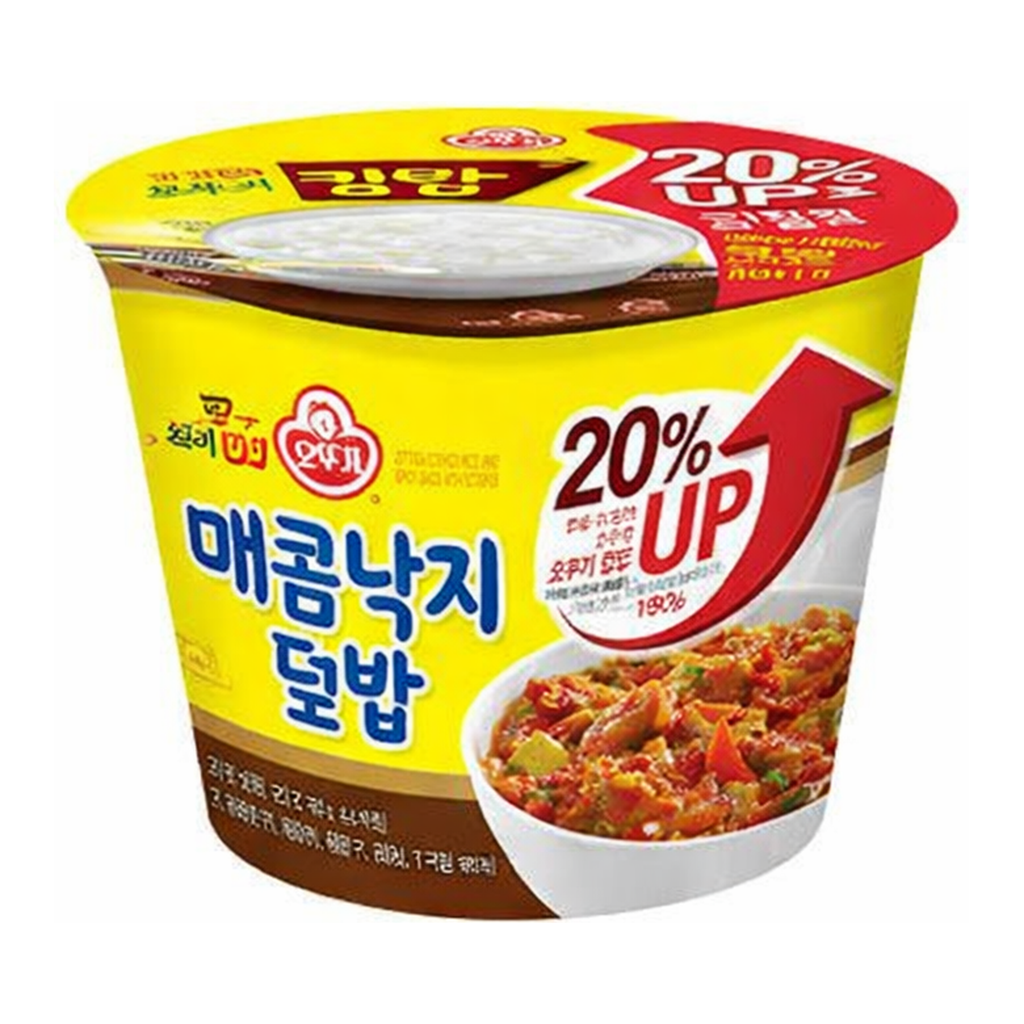 OFFICENEX [P]오뚜기 컵밥 매콤낙지덮밥(280g/12EA)