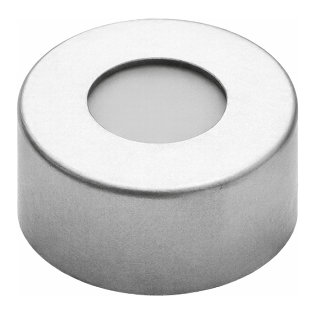 Waters Aluminum Crimp Cap and PTFE/Silicone Septum, 100/pk
