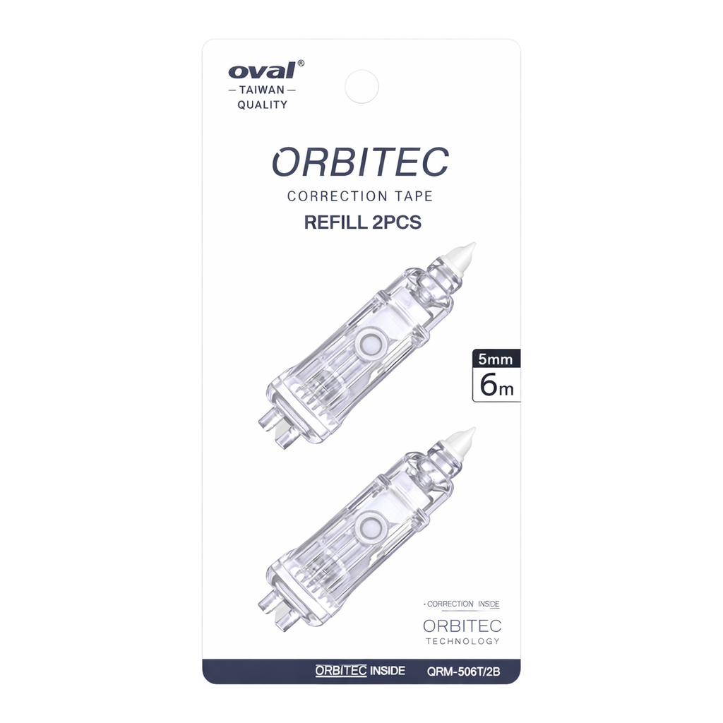 OFFICENEX OVAL 수정테이프 리필 2개입/5mmX6M)