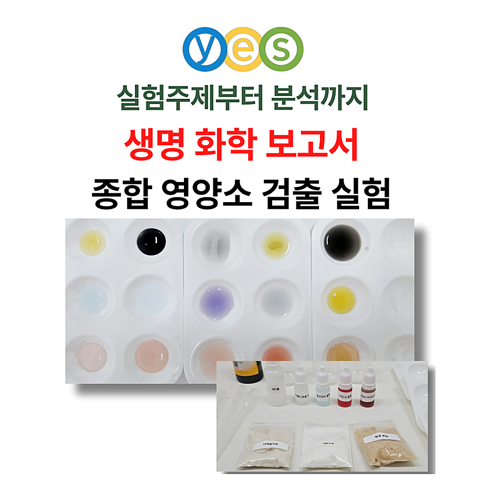 YES C6 종합 영양소 검출실험