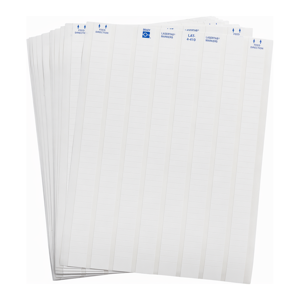 Brady LaserTab Series Tamper-Evident Polyolefin Labels