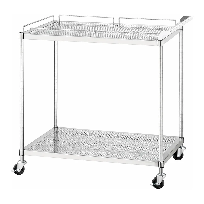 AS ONE Punching Wagon (2 Stage without Top Board Guard) (SUS430), 펀칭 왜건(상판 가드, 2단)