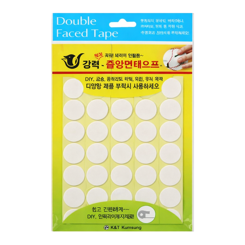 OFFICENEX 강력폼양면테이프 KT-0005(원형, 22mm)