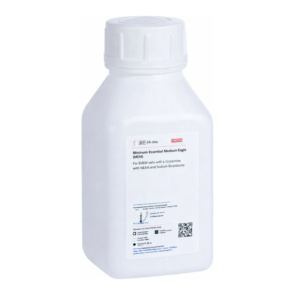 Himedia Minimum Essential Medium Eagle (MEM) w/ Hanks` salts, L-Glutamine and NEAA w/o Sodium bicarbonate