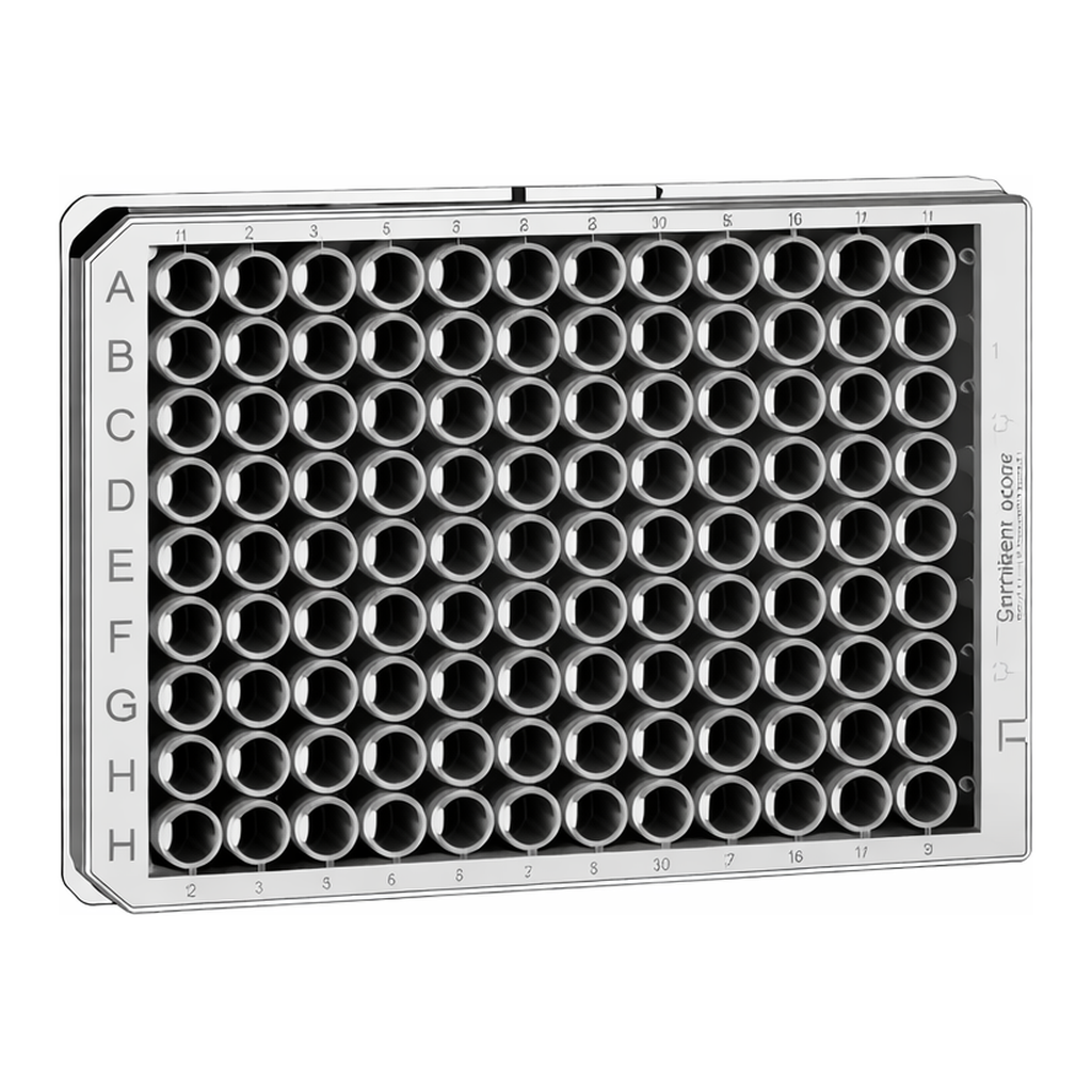 Greiner Bio One MICROPLATE, PS, 96 WELL, F-BOTTOM (CHIMNEYWELL), BLACK, FLUOTRAC, MED. BINDING, 10 PCS./BAG