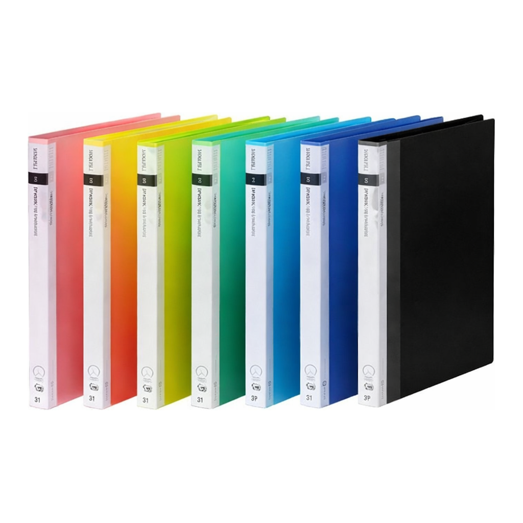 OFFICENEX 문화 3공O링 클리어화일 20매(A4/청색/F550-76)