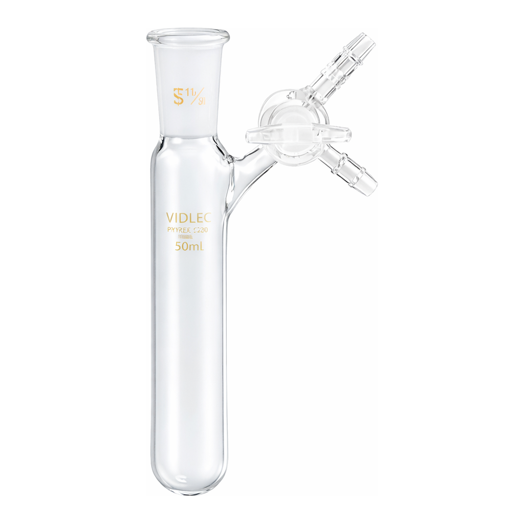 AS ONE Schlenk Tube(C Type. Glass Cock), 슈렌크 관(C 타입. 유리 콕)