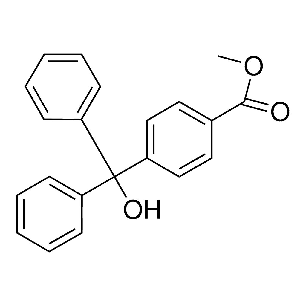 Merck METHYL 4-(DIPHENYLHYDROXYMETHY - 50 MG&