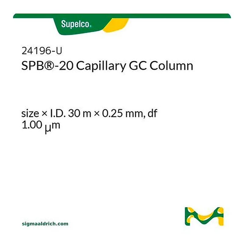 Merck FS CAP SPB-20 30M 1.0UM .25MM